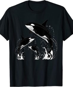 Killer Whale Gifts Shirt. Jumping Orca Killer Whales Killer T-Shirt