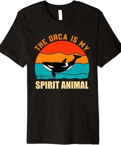 The Orca Is My Spirit Animal - Vintage Killer Whale Premium T-Shirt