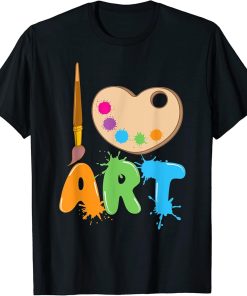 Cool Painting Art For Men Women Draw Pencil Drawing Teacher T-Shirt